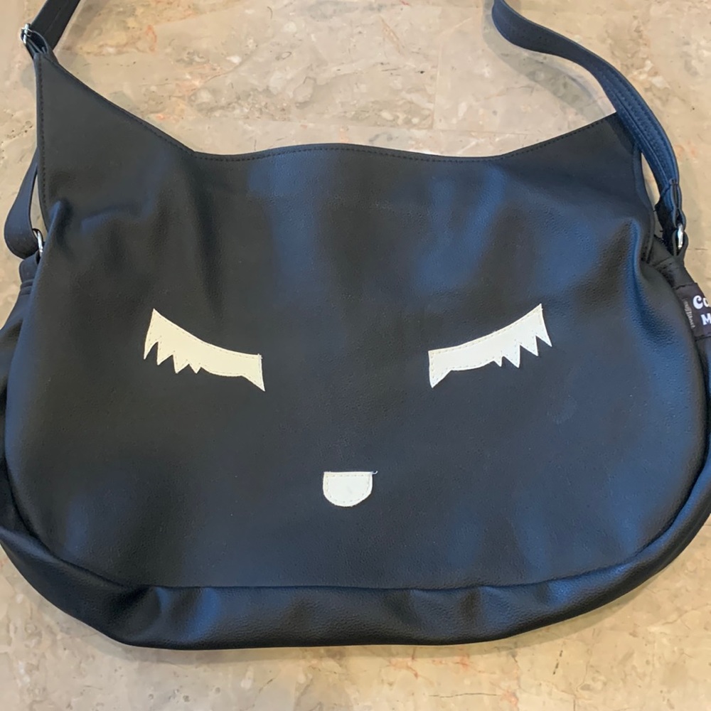 Black Cat Shoulder Bag by Cannibal Mummies